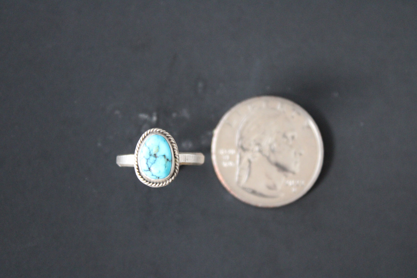 Turquoise Nugget Ring size 5