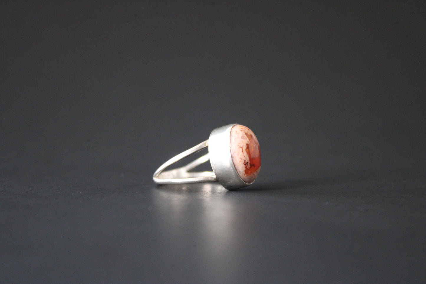 Fire opal ring size 5