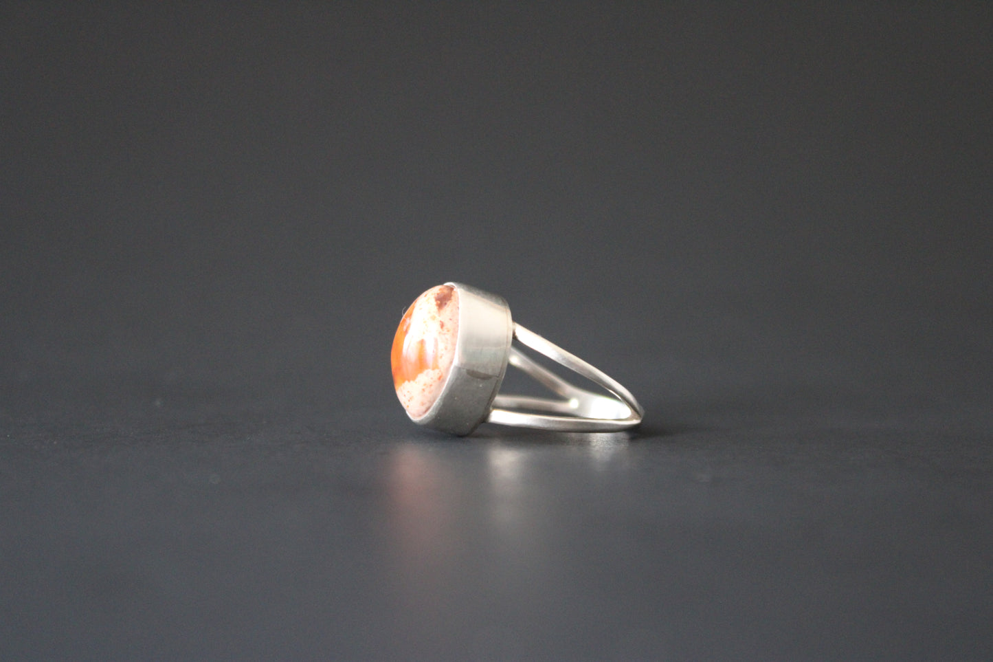 Fire opal ring size 5