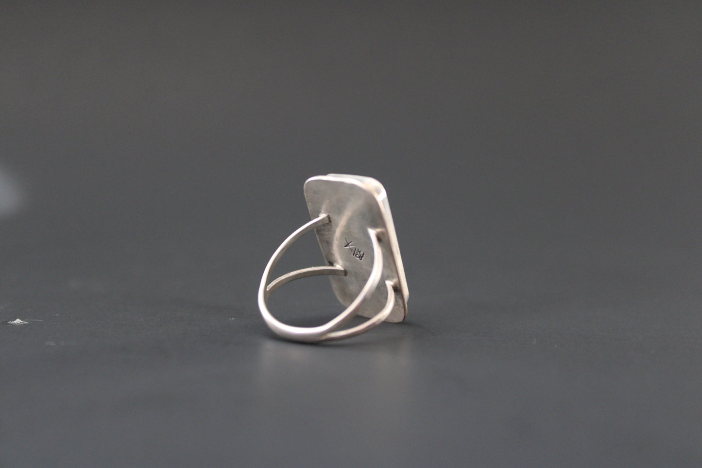 Pink stone ring size 8