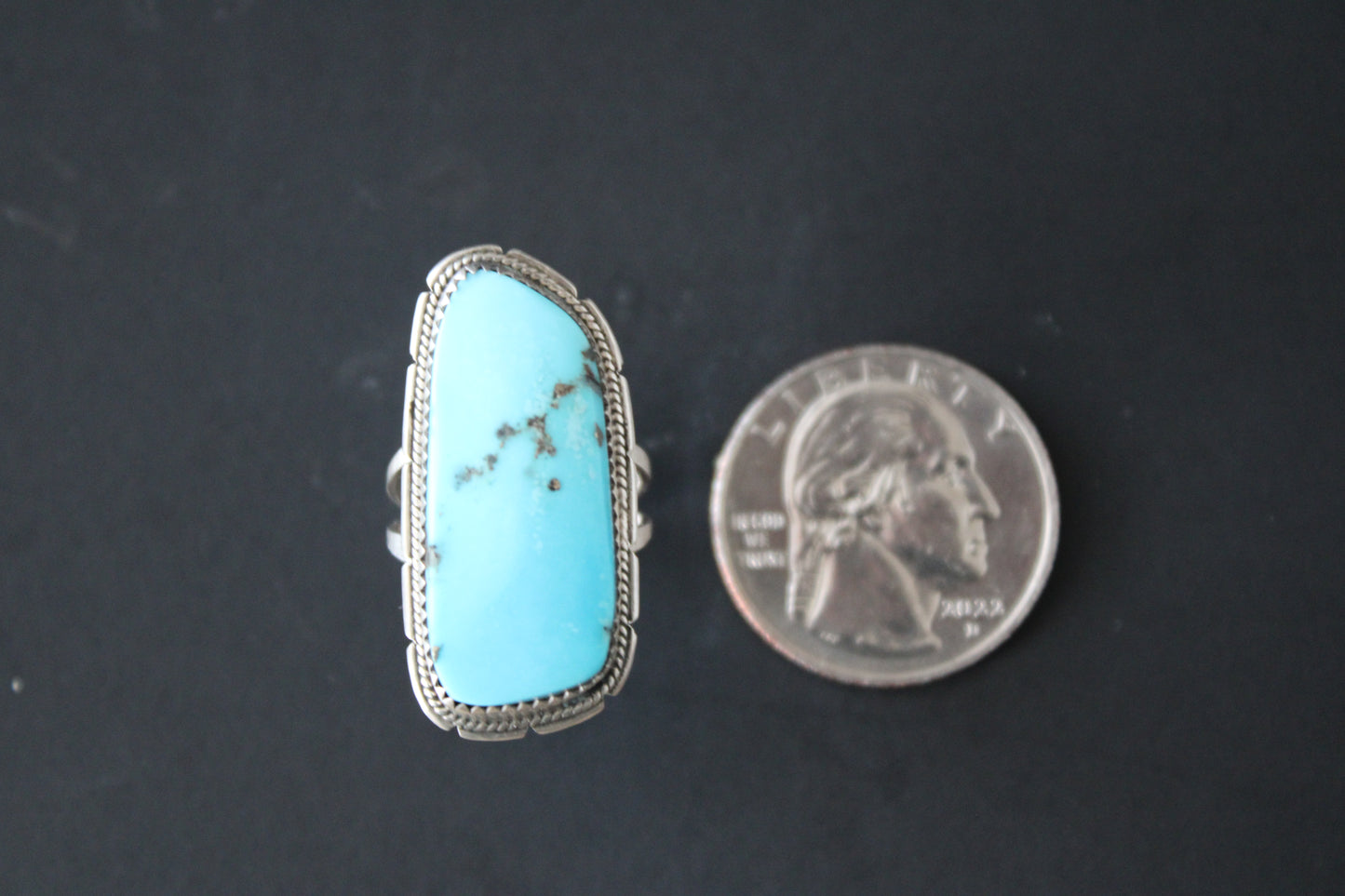 Sleeping Beauty turquoise ring size 5.5
