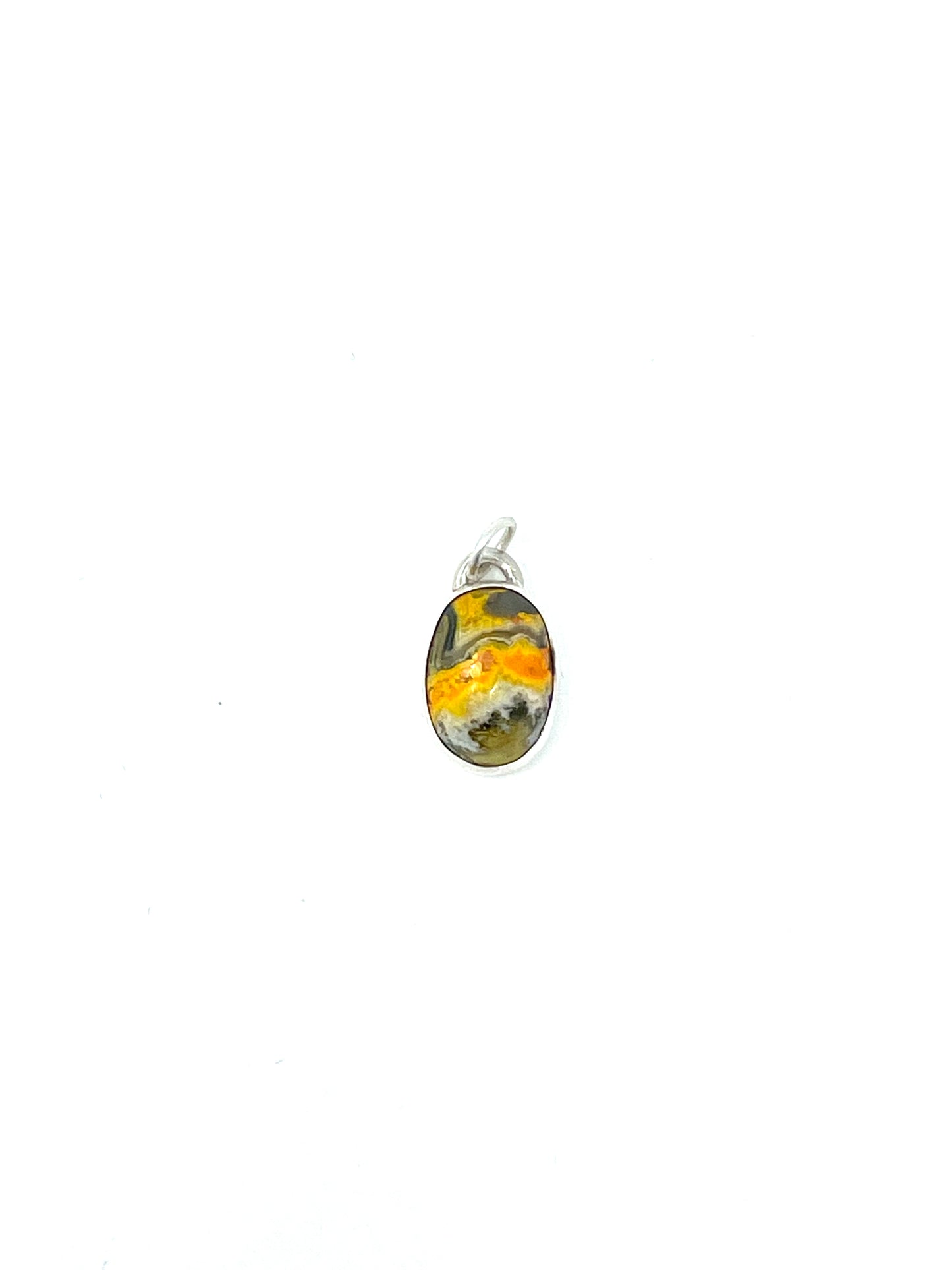 Small Bumblebee Jasper Necklace Pendant