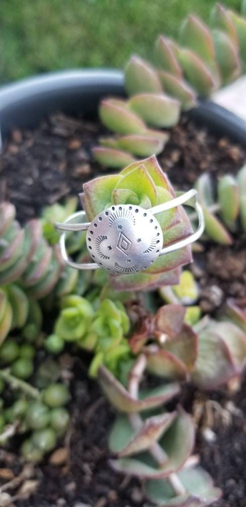 Sterling Silver Stamped Newborn/Keepsake Baby Bracelet